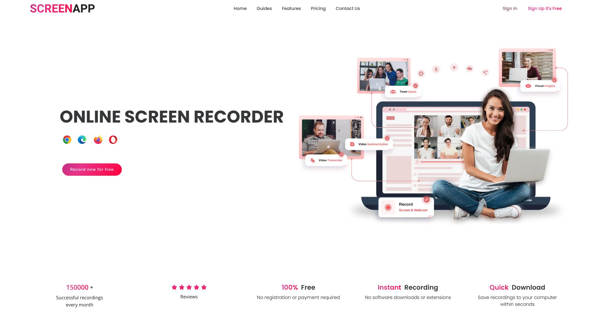 ScreenApp screenshot