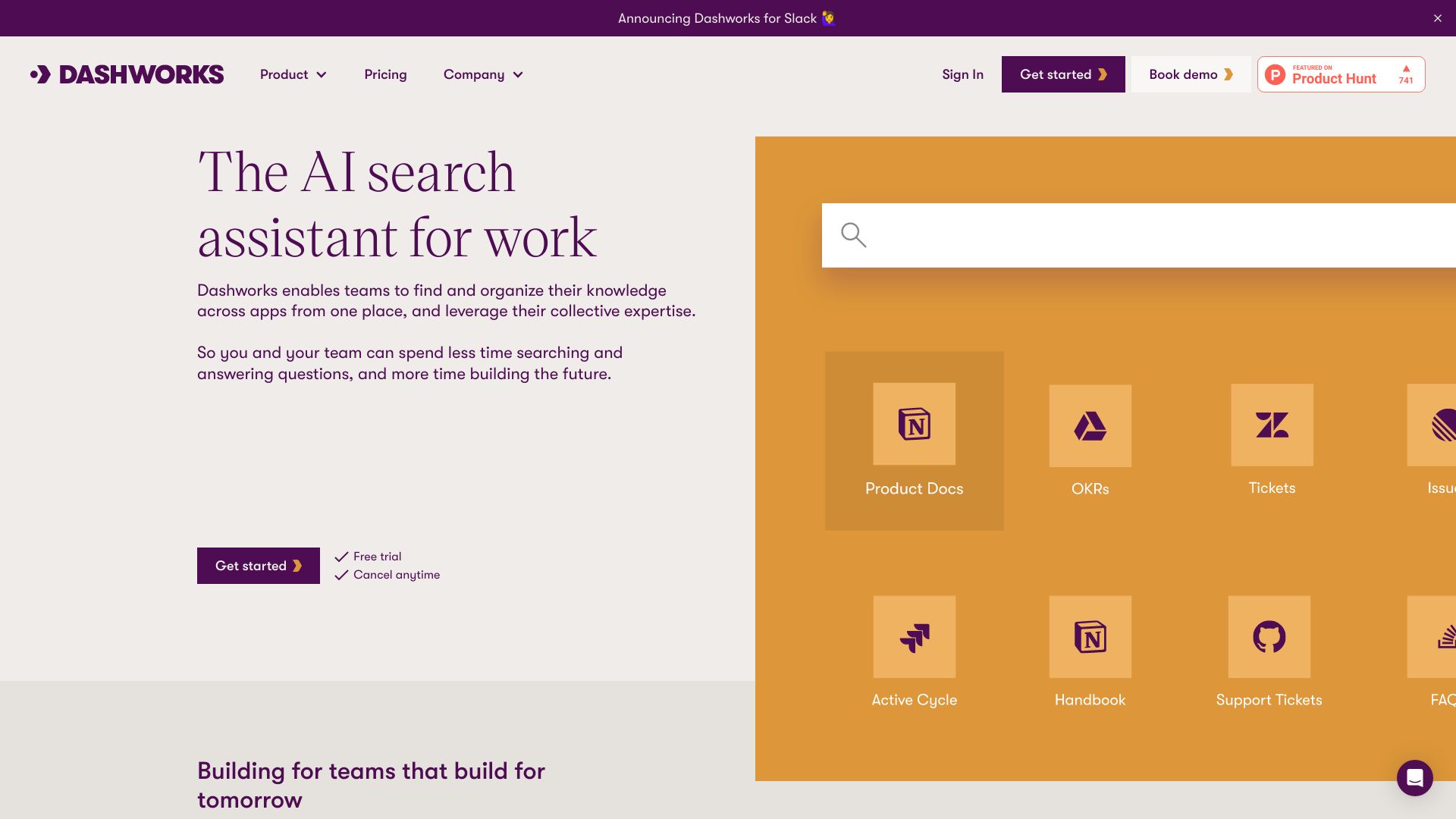 Dashworks screenshot
