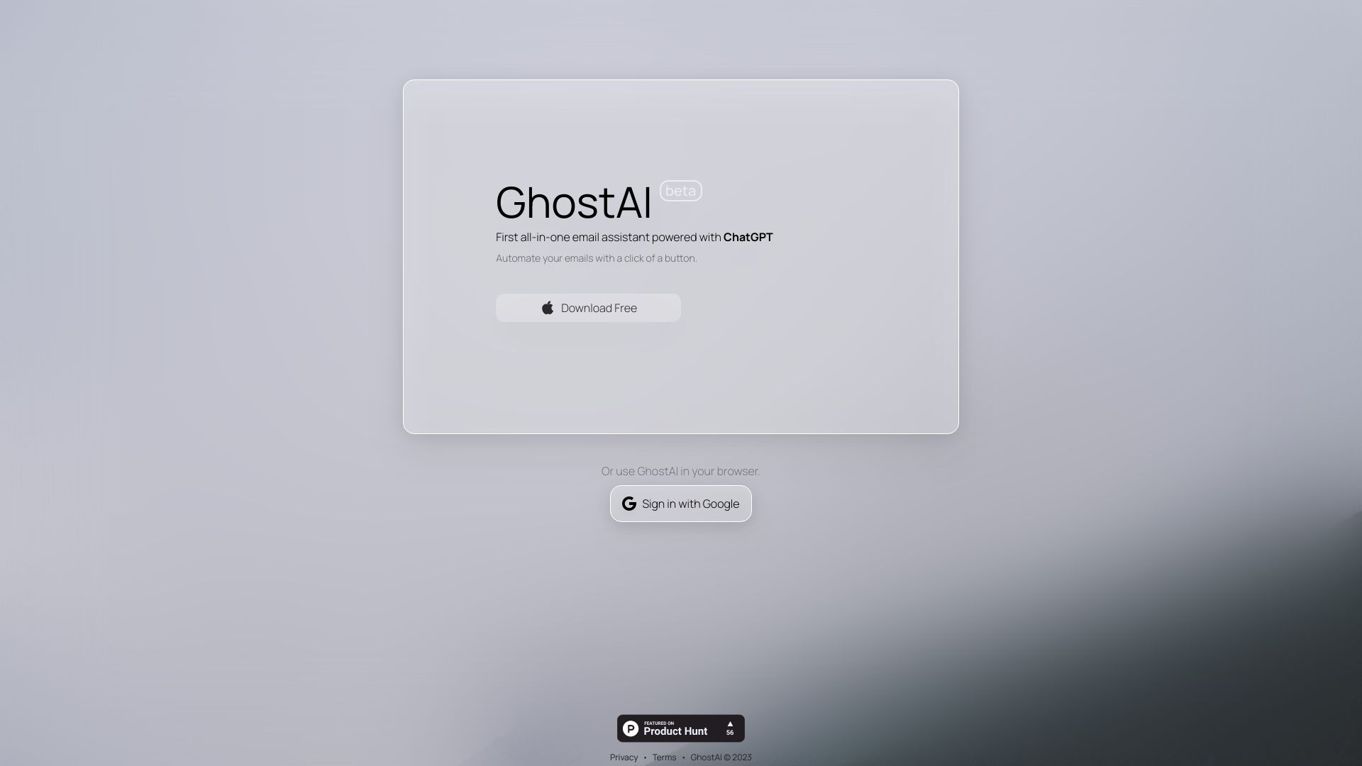 GhostAI screenshot