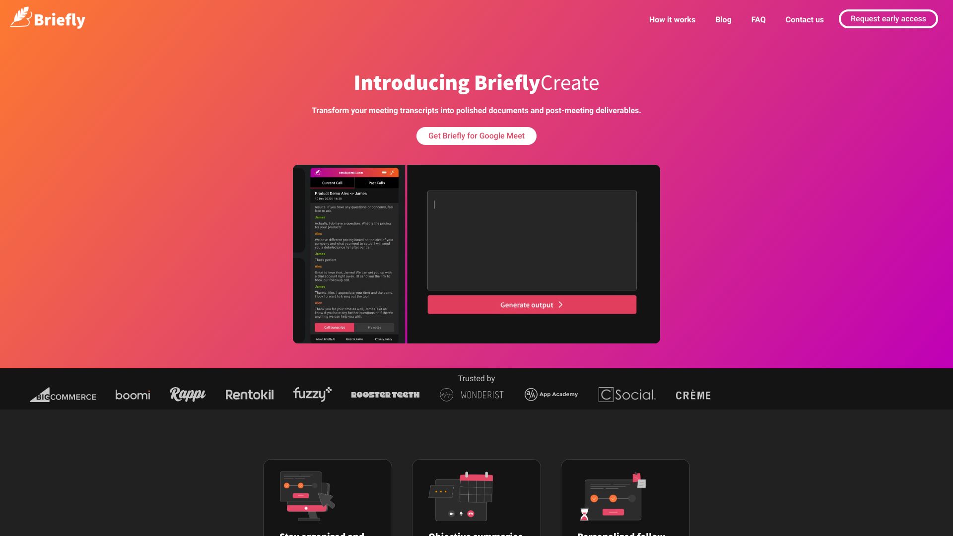 BrieflyAI screenshot