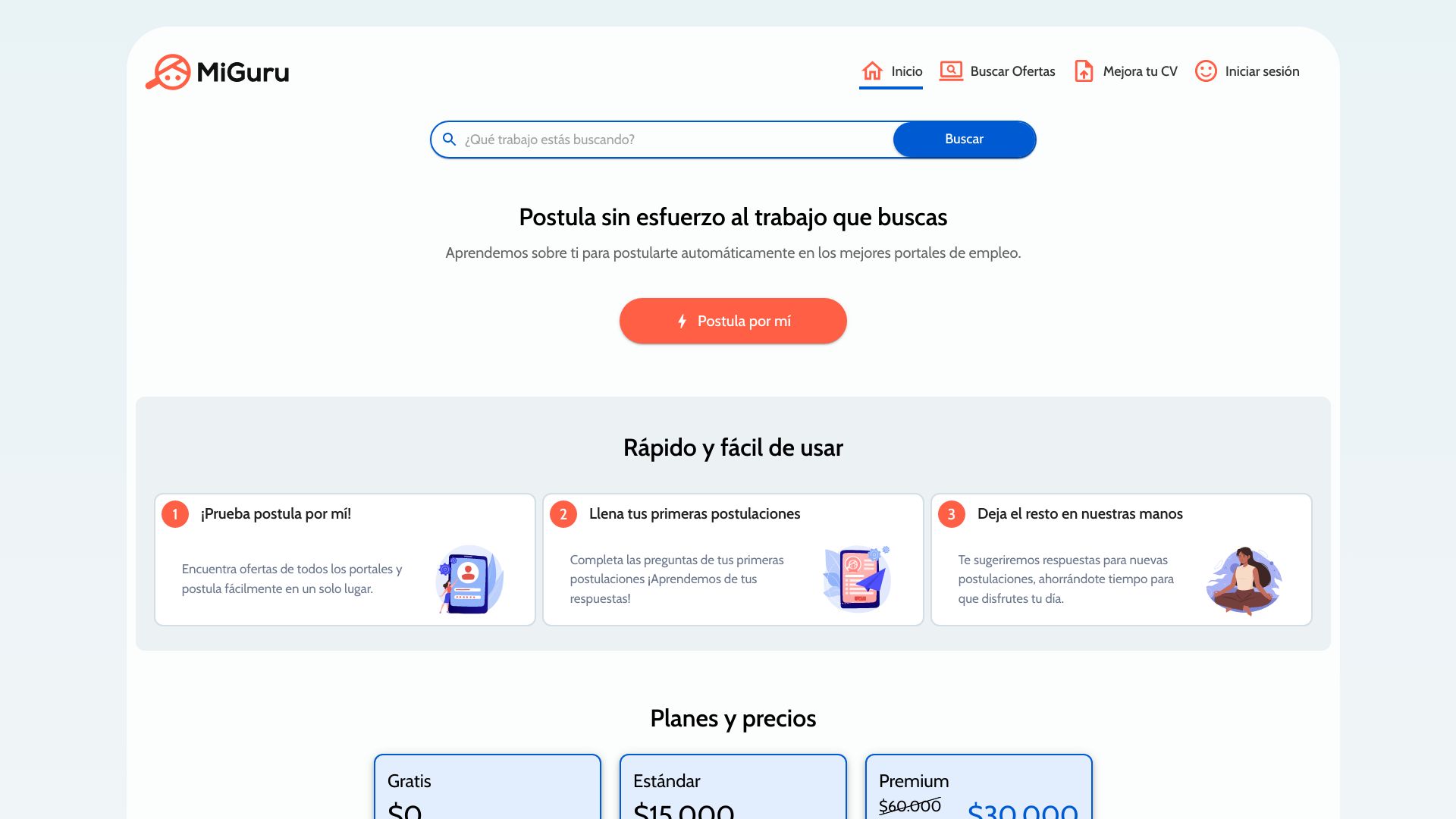 MiGuru screenshot
