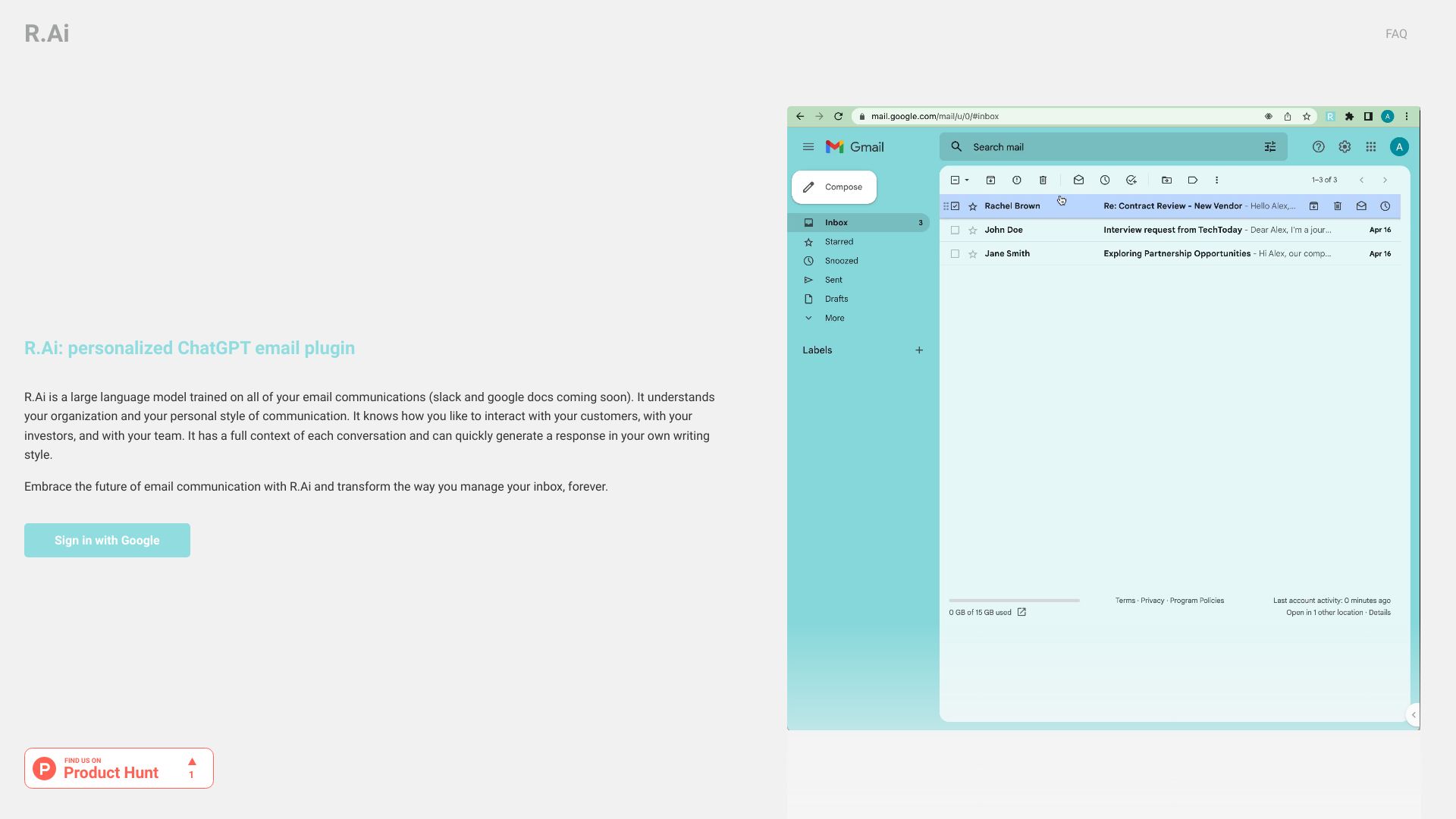 R.Ai screenshot
