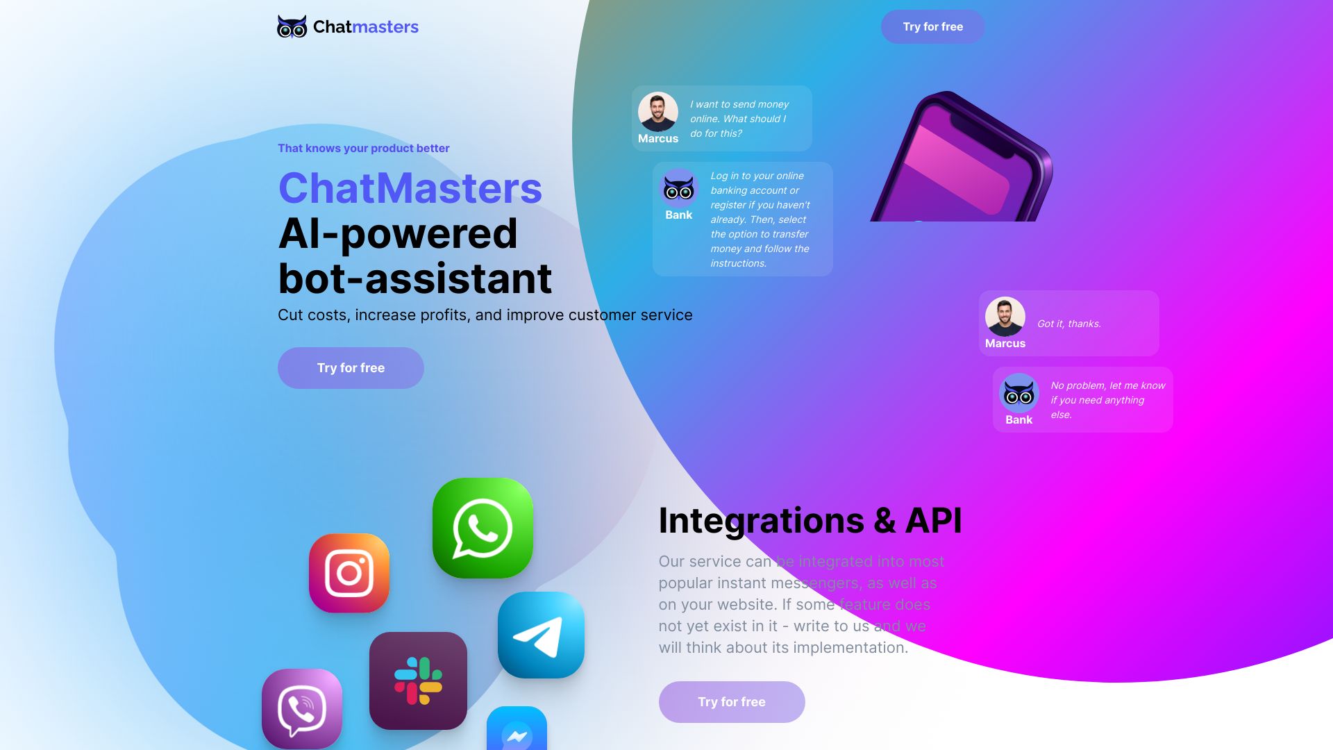 Chatmasters AI screenshot