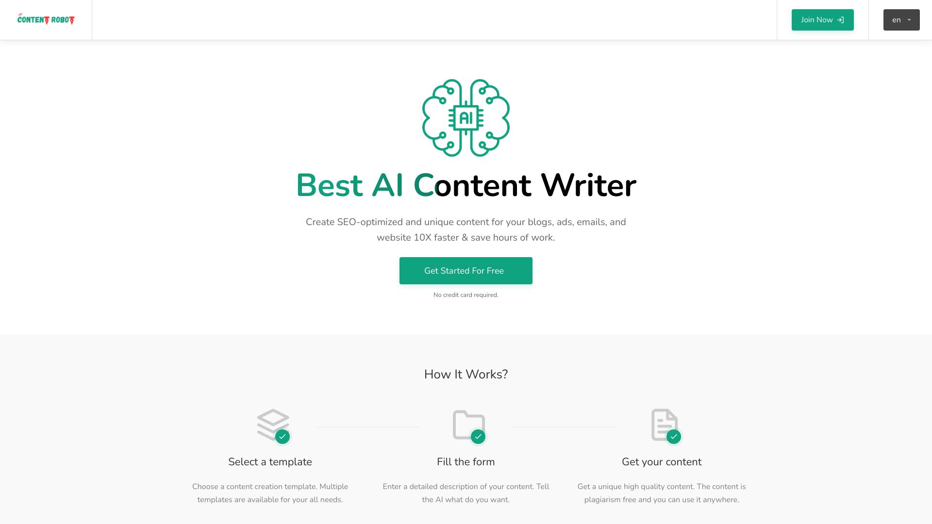 Content Robot screenshot