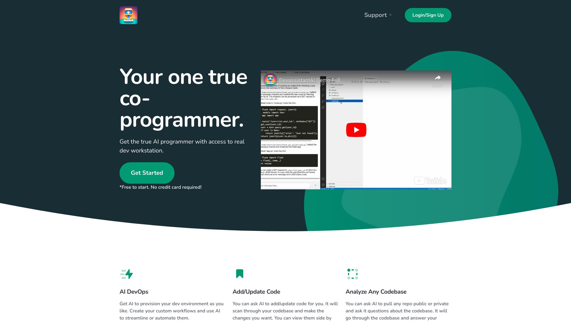 Devassistant.ai screenshot
