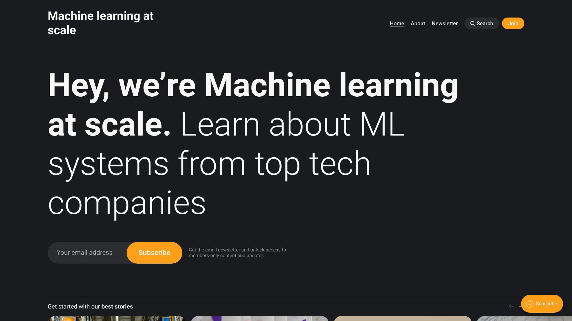 Machine Learning at Scale screenshot