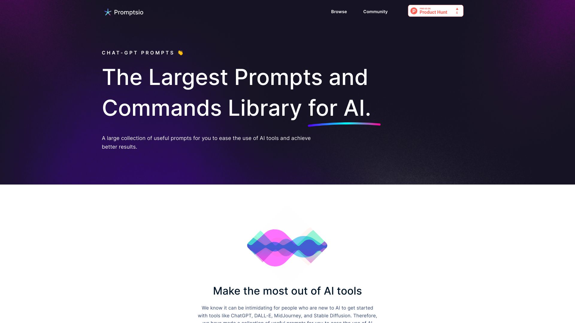 Promptsio screenshot