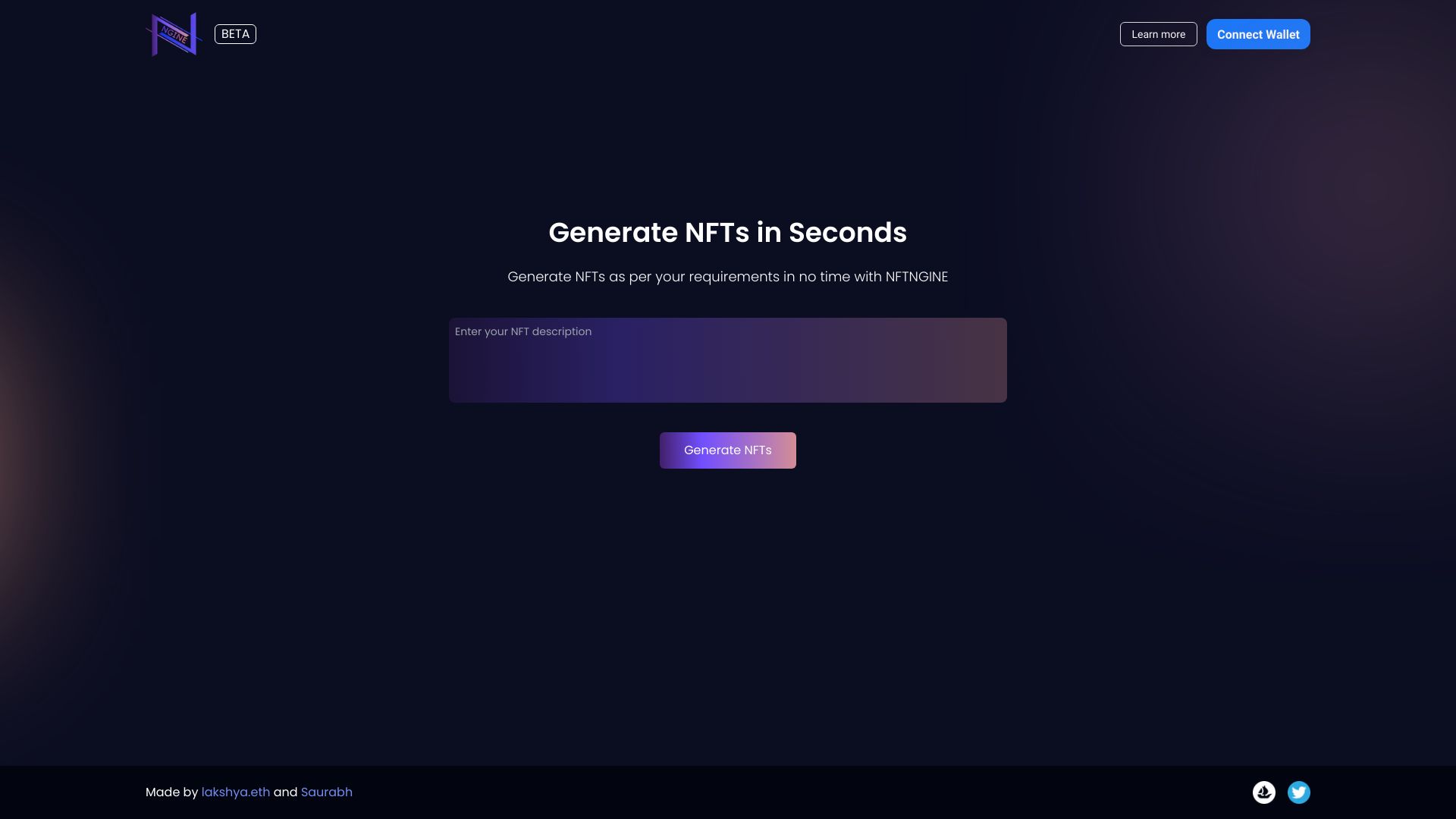 NFTngine screenshot
