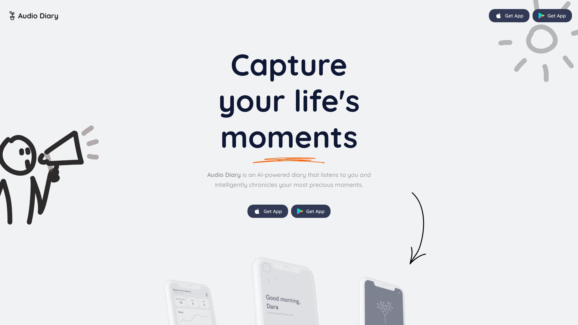 Audio Diary screenshot
