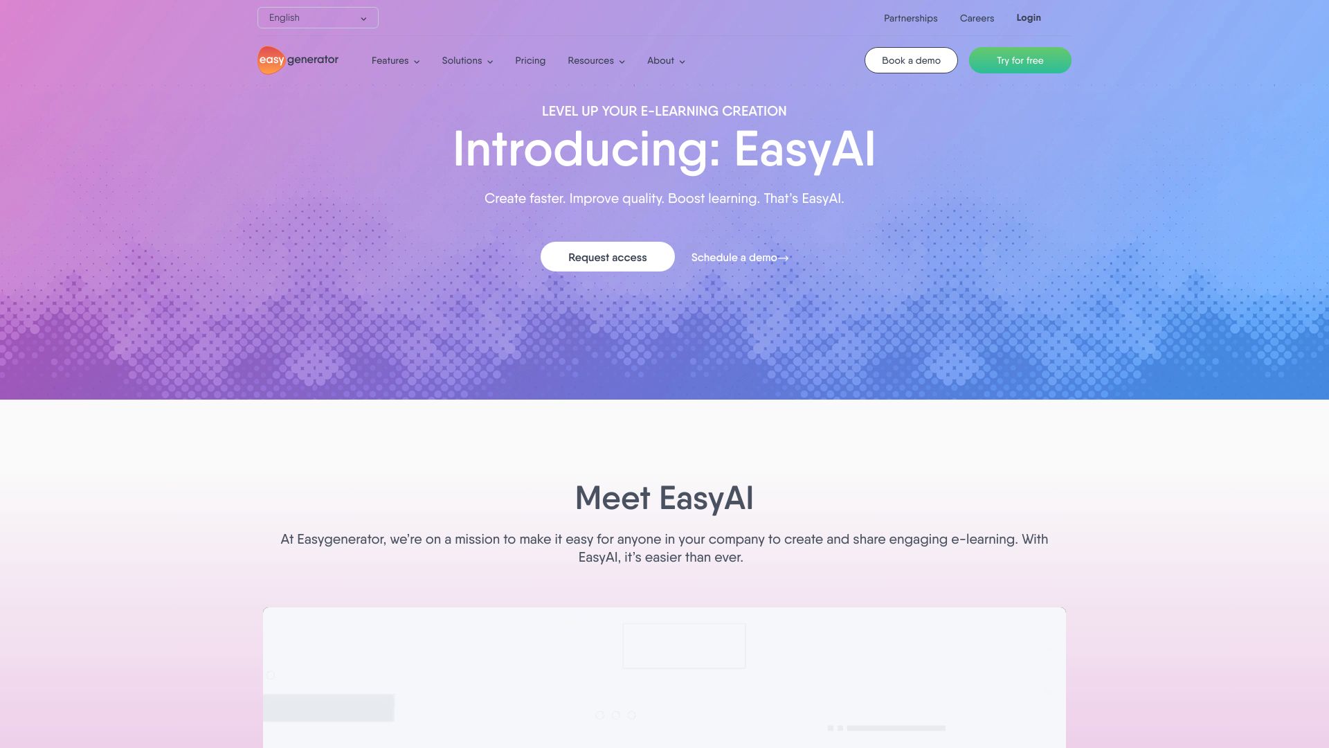 Easygenerator screenshot