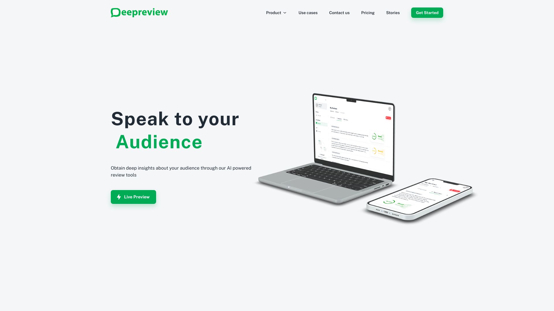 Deepreview screenshot