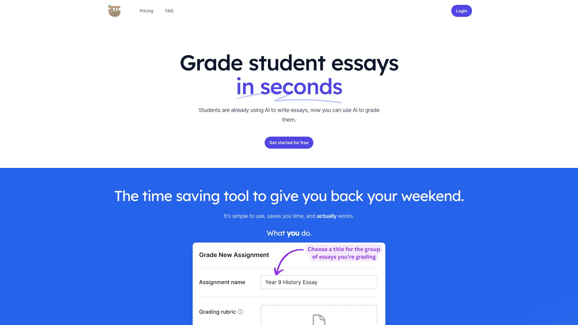 LazyTeacher - Grading Copilot screenshot