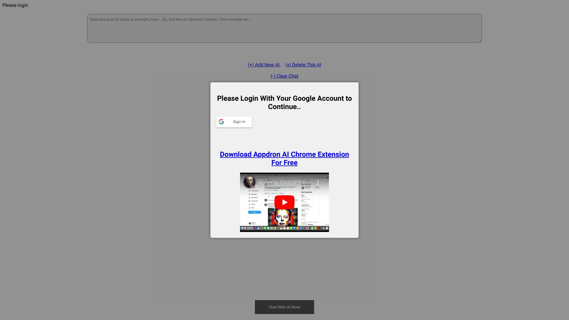 Appdron screenshot