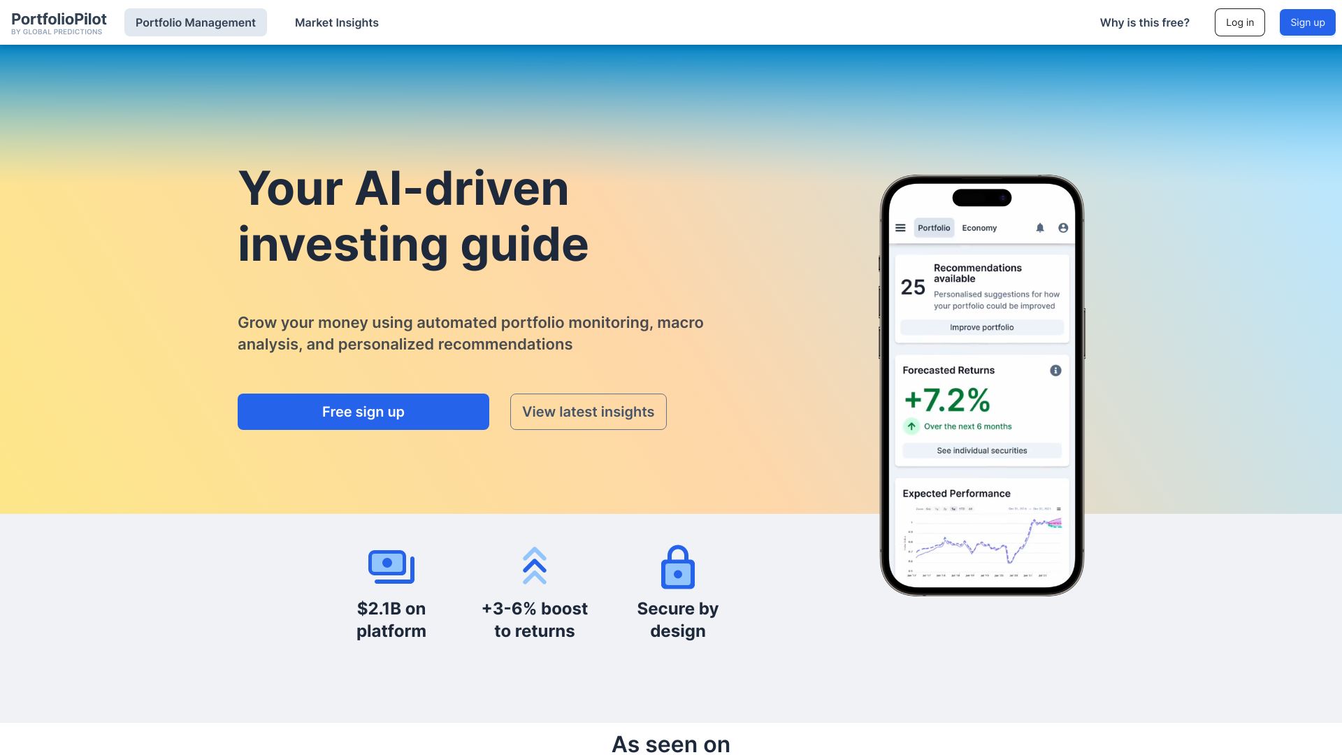 PortfolioPilot screenshot