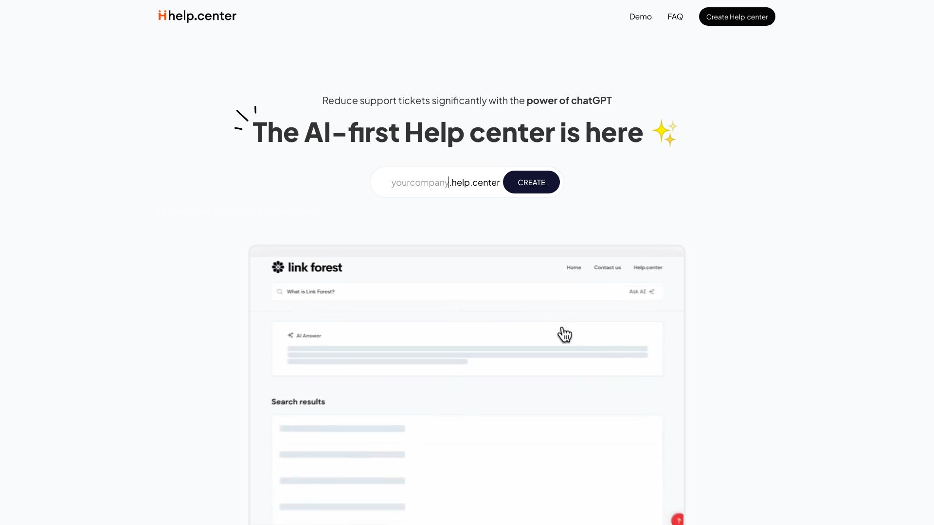 Help.center screenshot