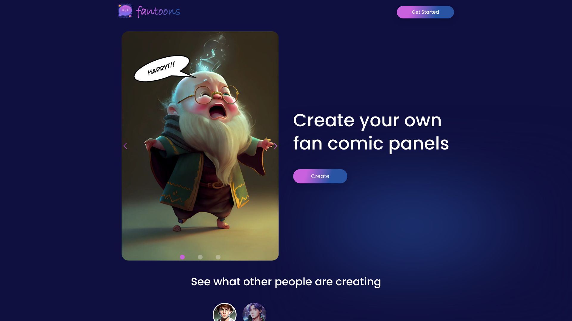 Fantoons screenshot