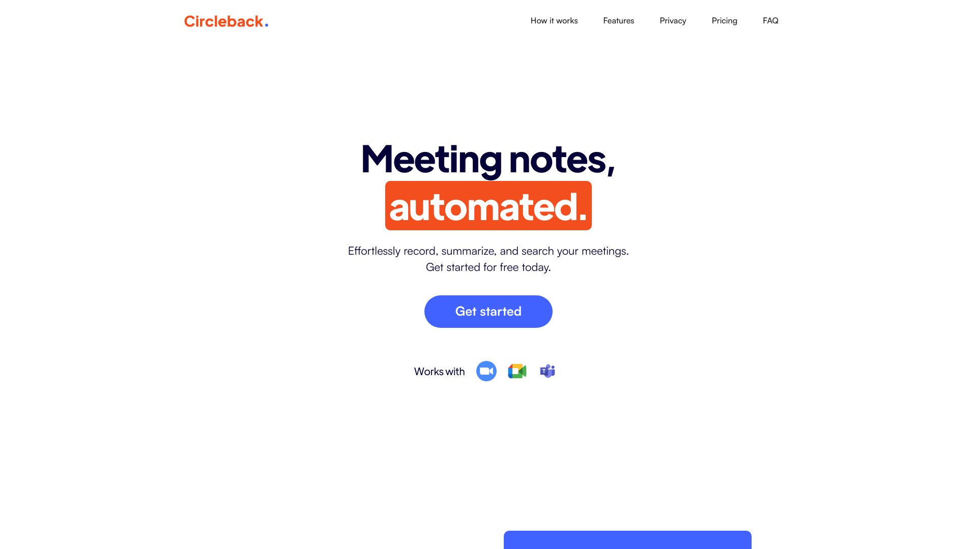 Circleback screenshot