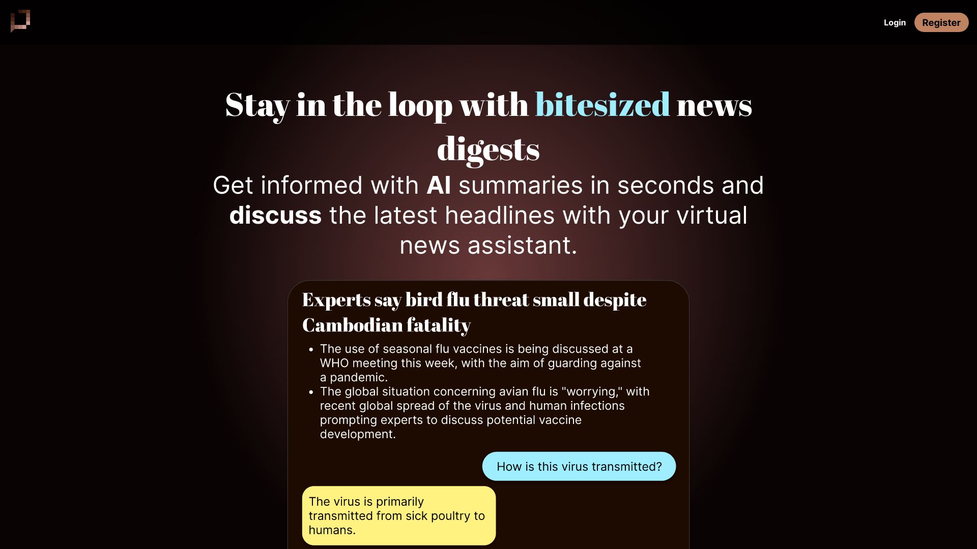 Bitesized News screenshot