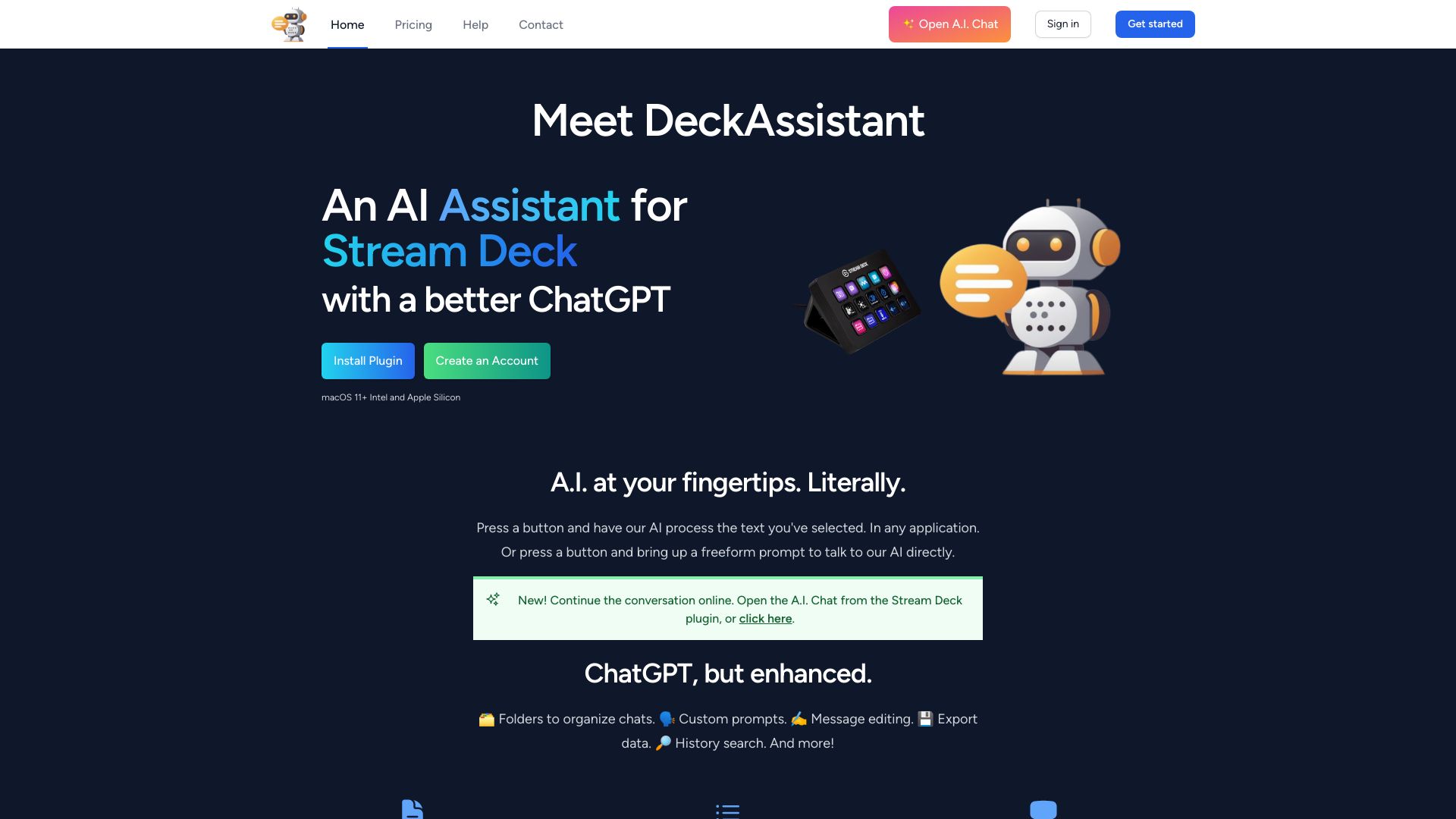 DeckAssistant screenshot