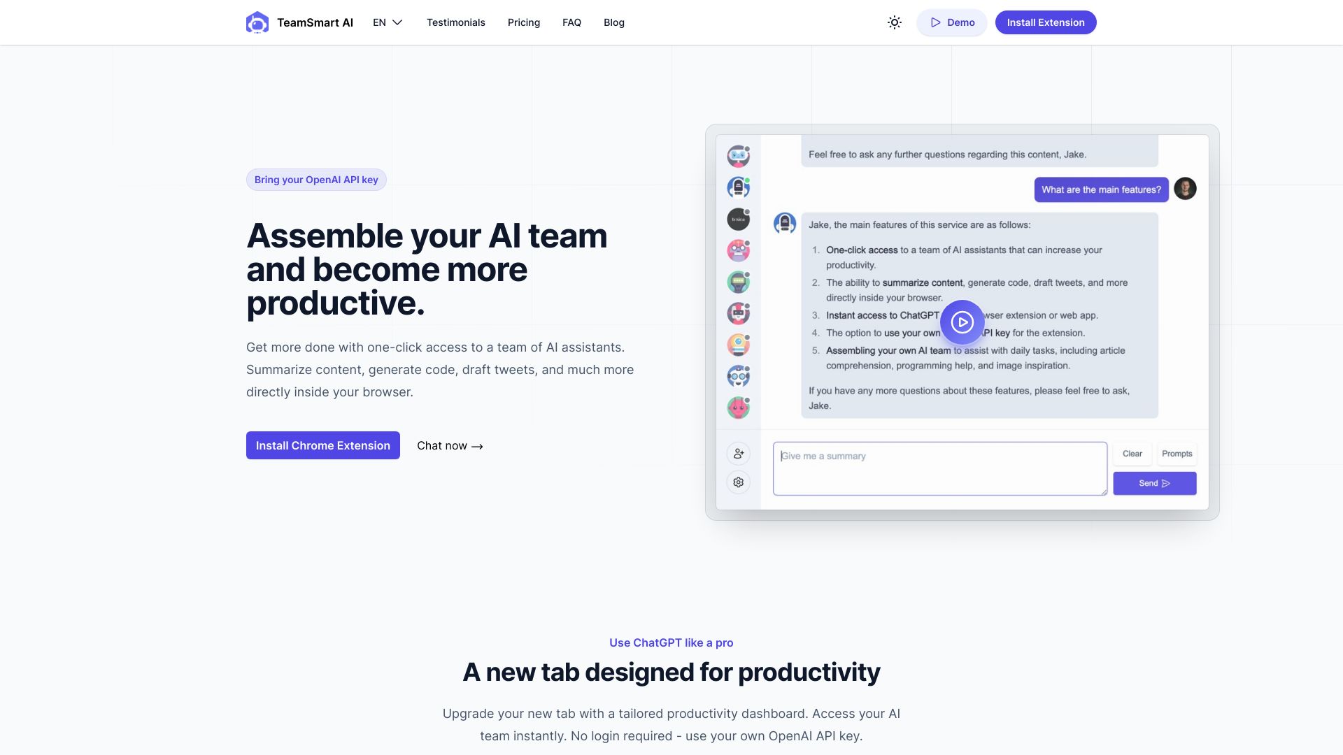 TeamSmart AI screenshot