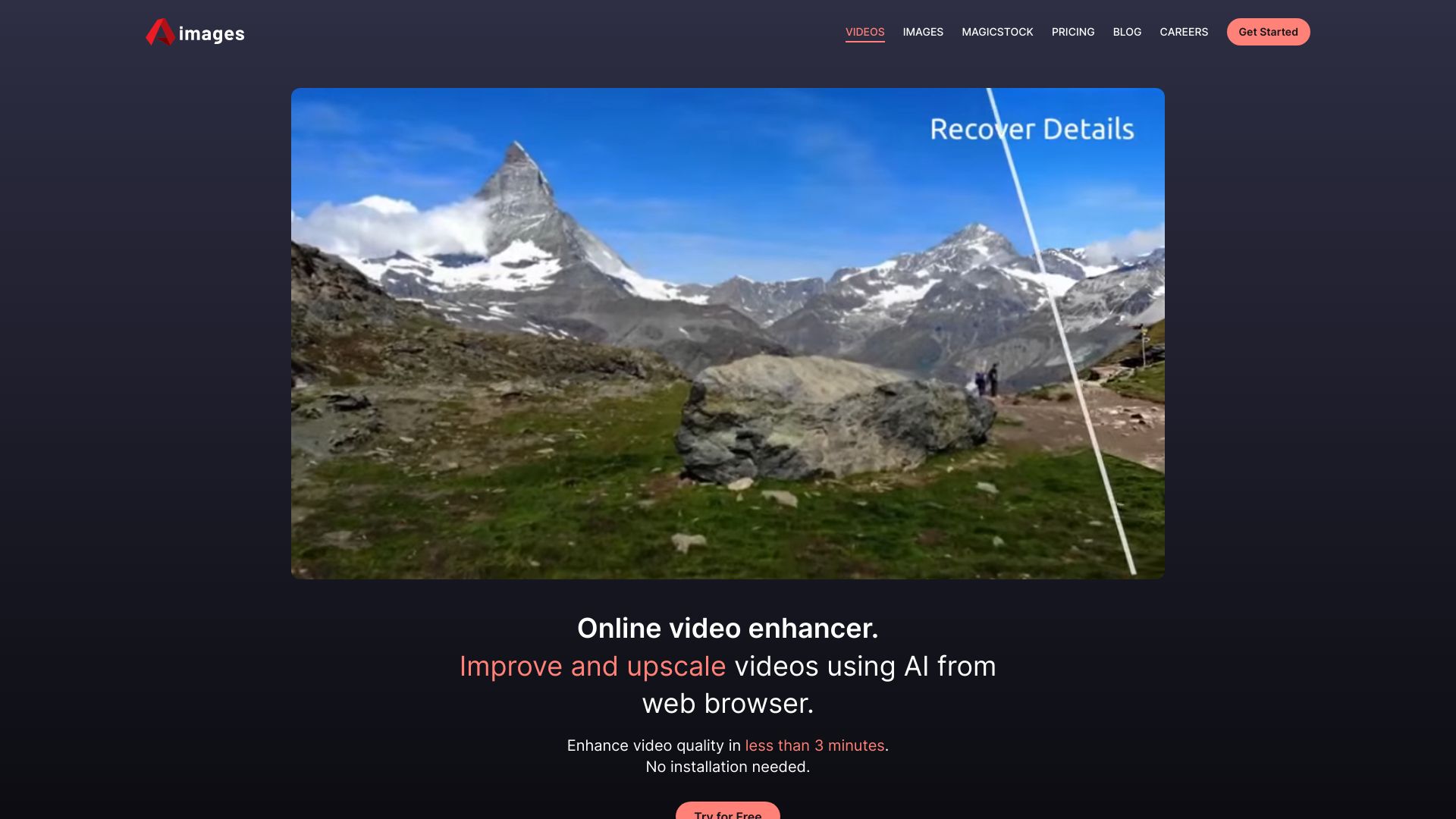 Aimages screenshot