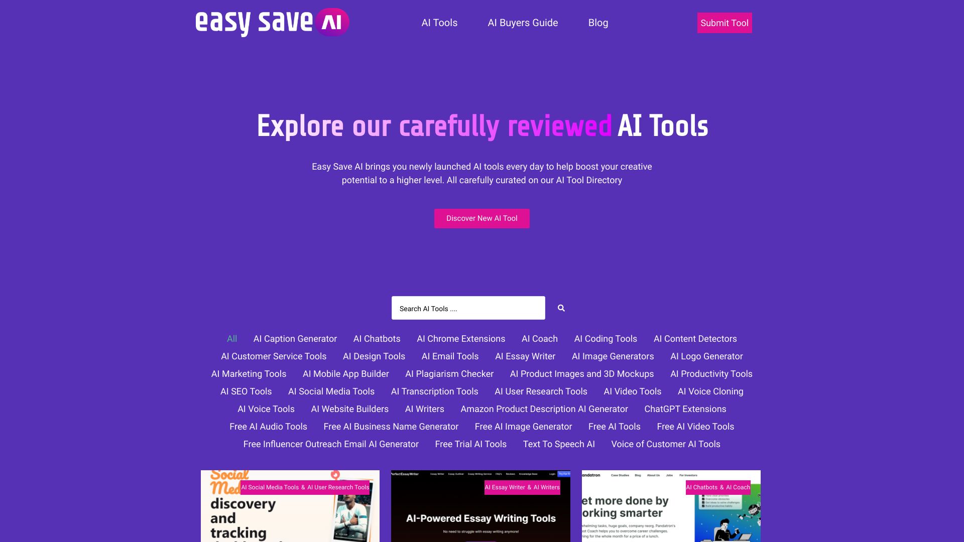 Easy Save AI screenshot