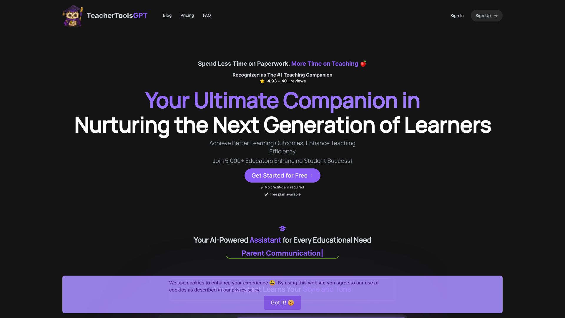TeacherToolsGPT screenshot