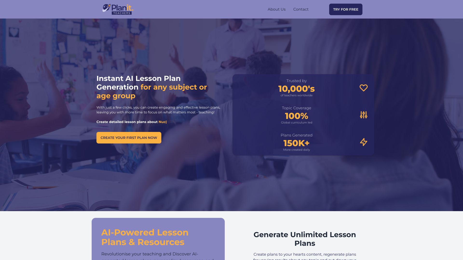 PlanitTeachers screenshot