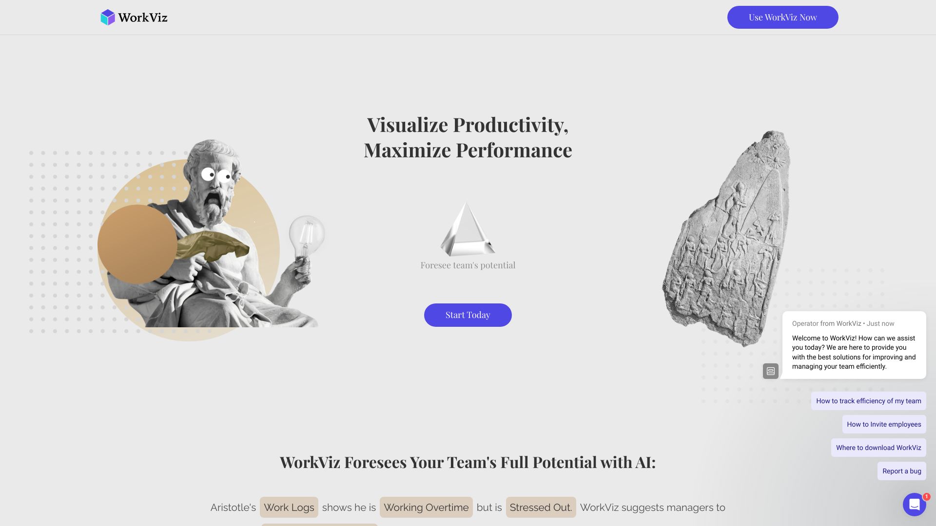 Workviz screenshot