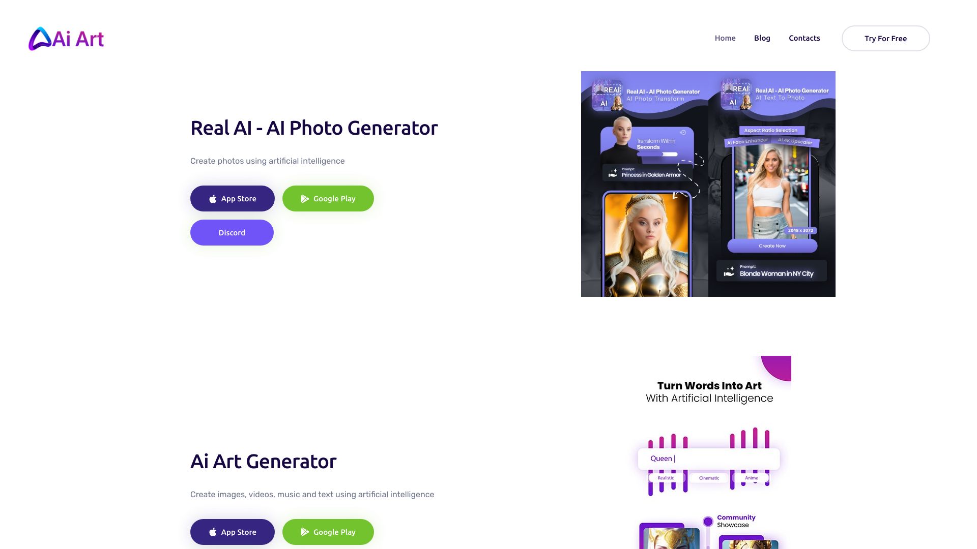 AI Art image Generator screenshot