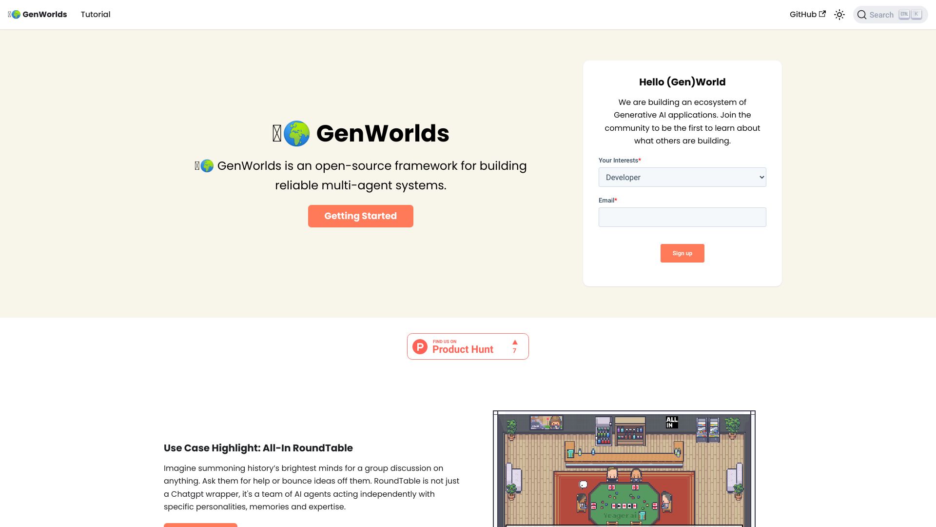 GenWorlds screenshot