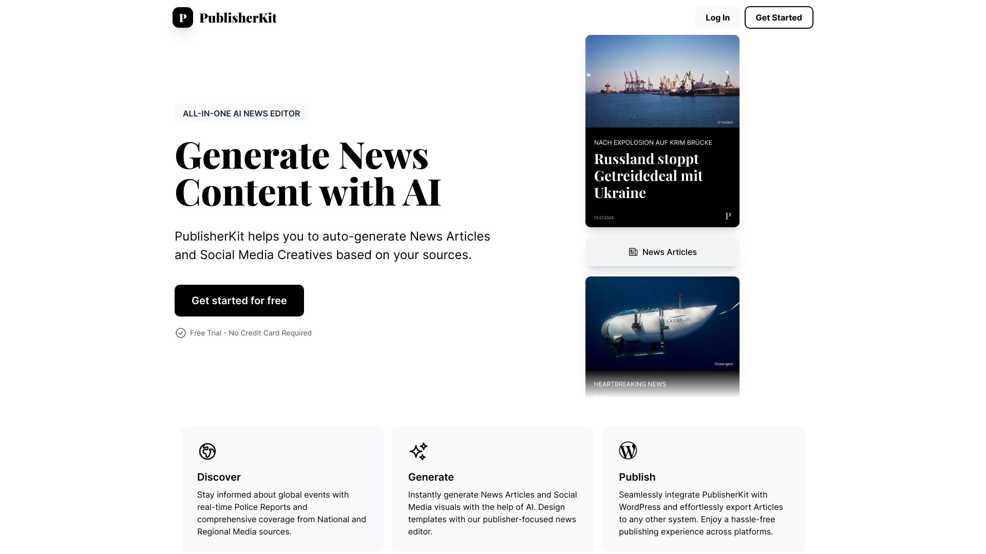 PublisherKit screenshot