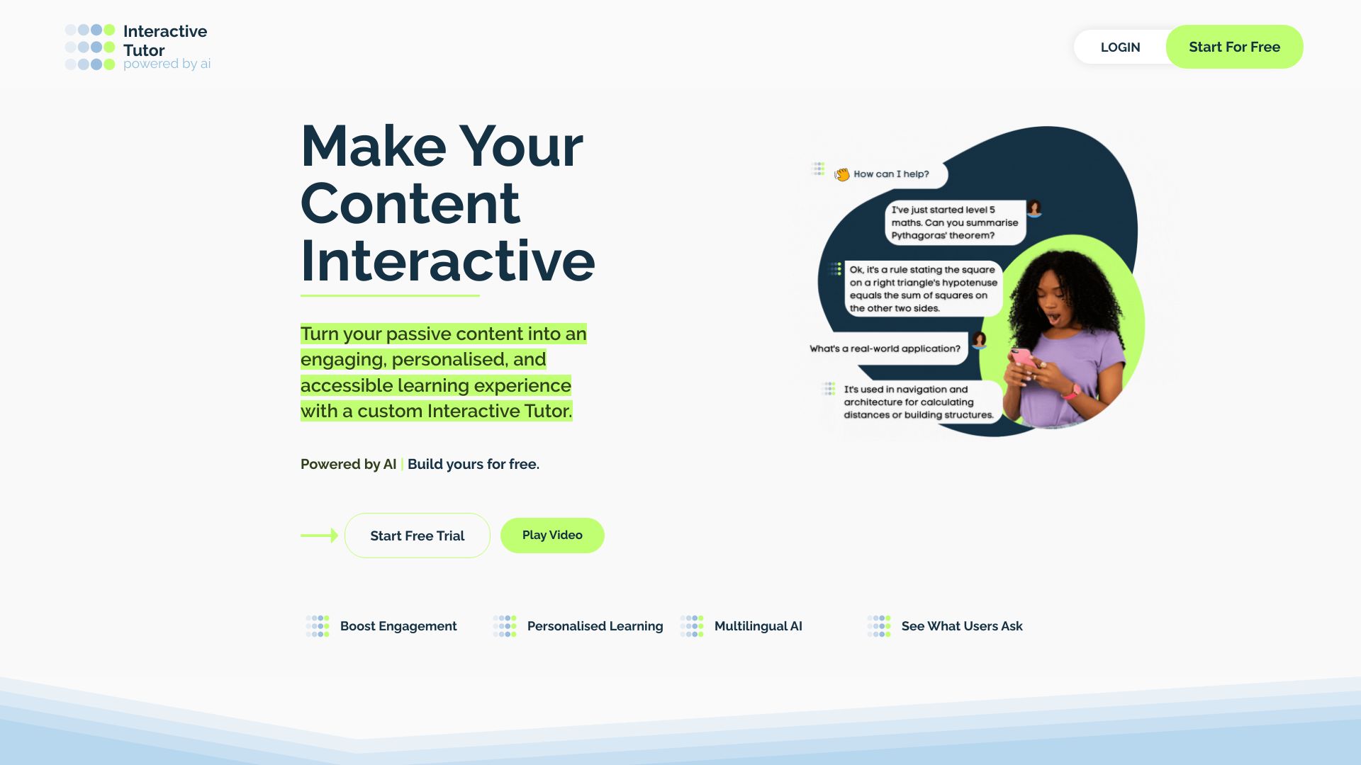 Interactive Tutor screenshot