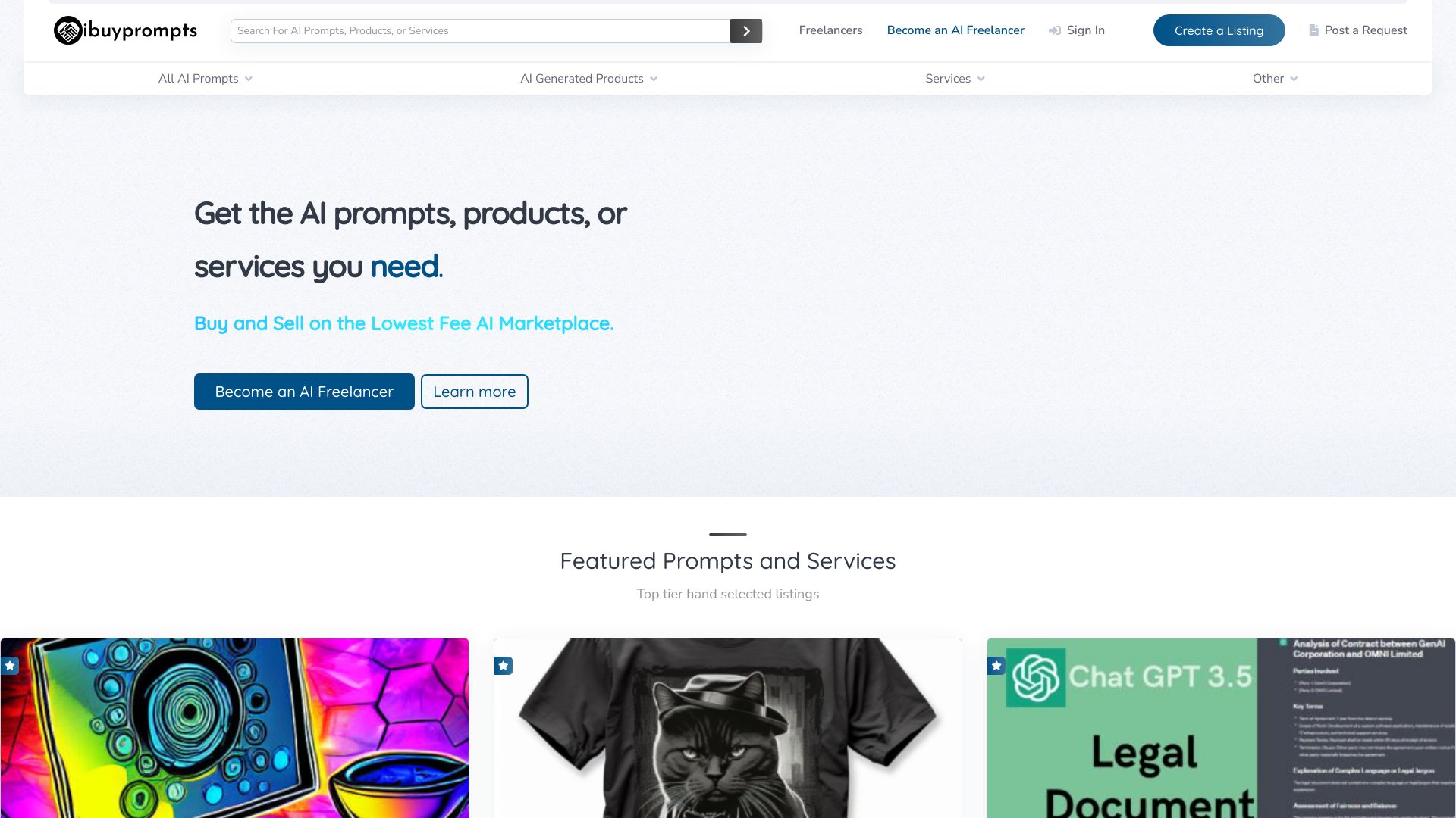 Ibuyprompts screenshot