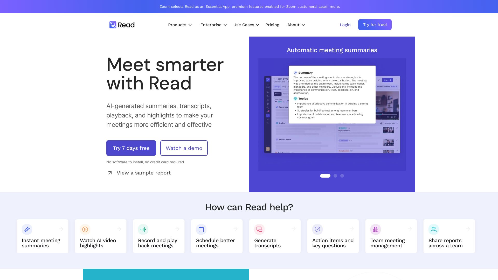 Read AI screenshot