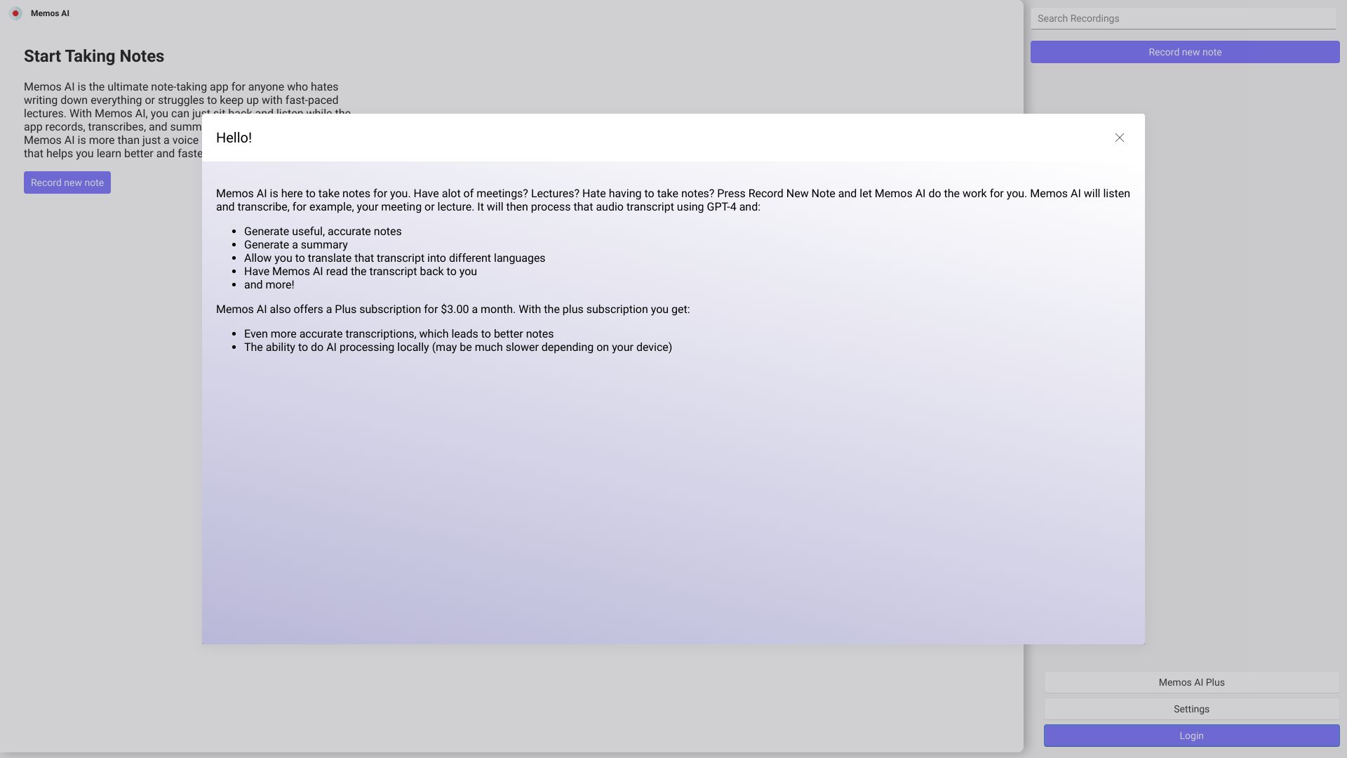 RecorderGo.app screenshot