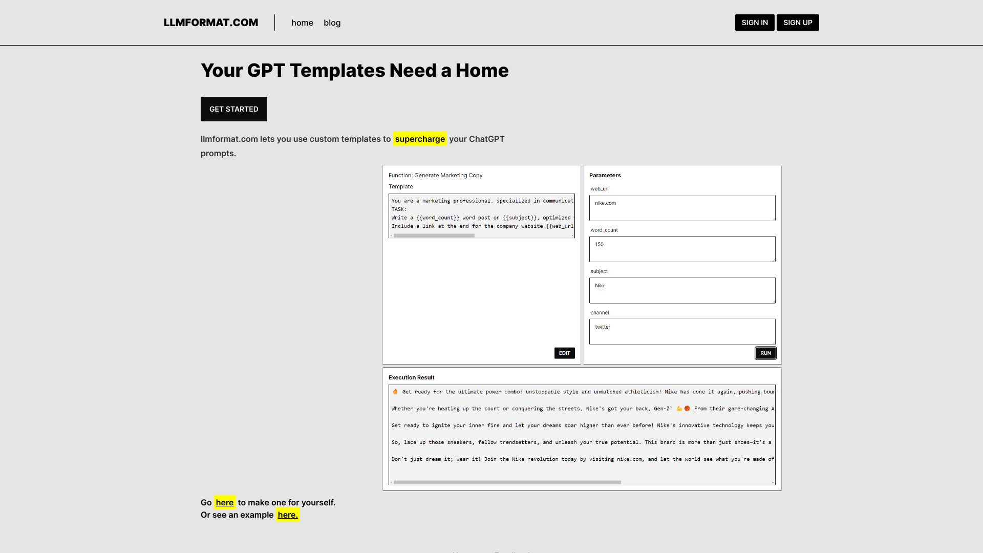 LLMFORMAT.COM screenshot