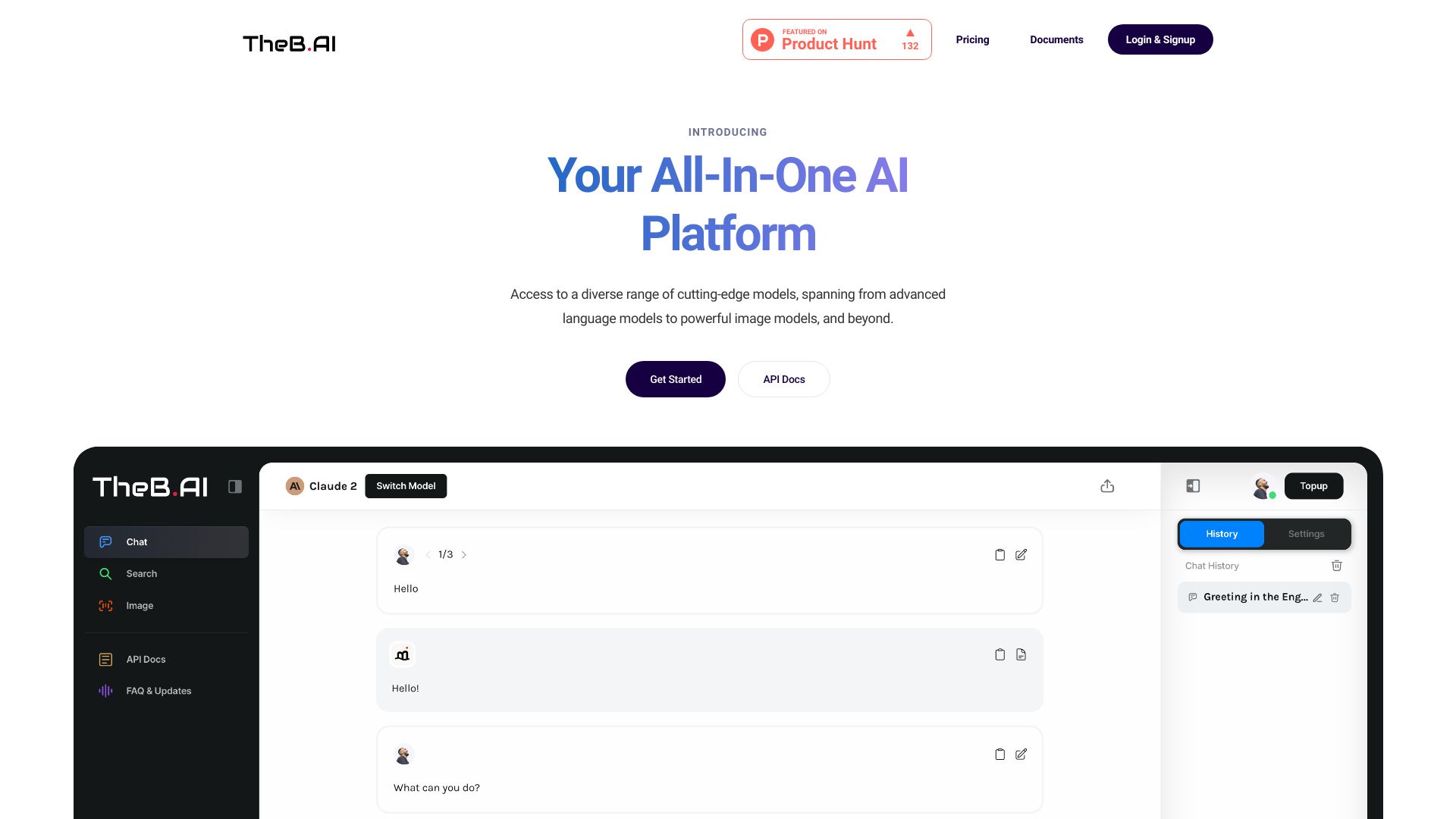 TheB.AI screenshot