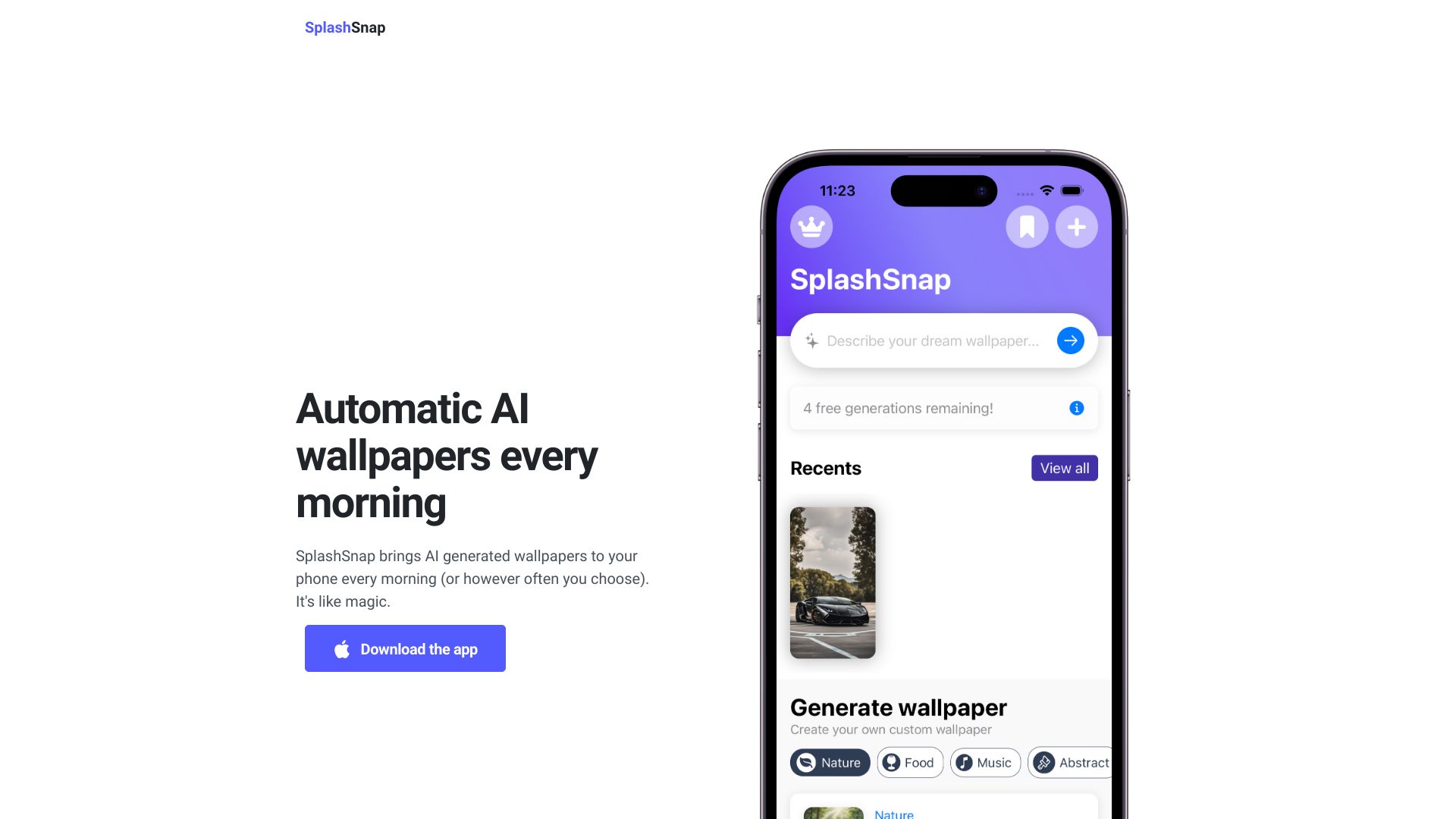 SplashSnap screenshot