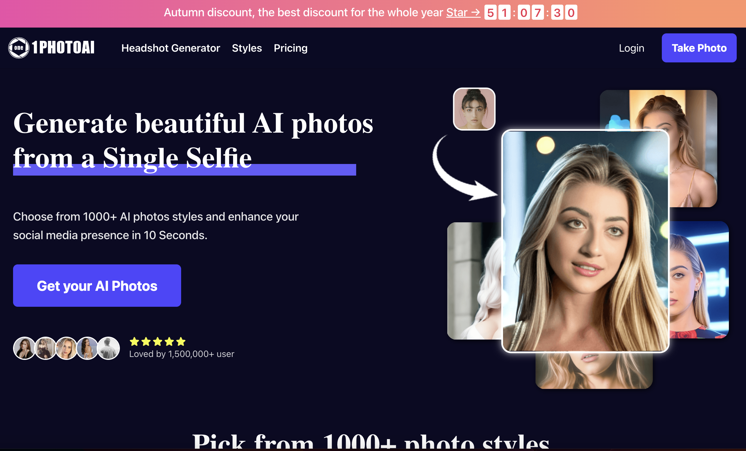 1PhotoAI screenshot