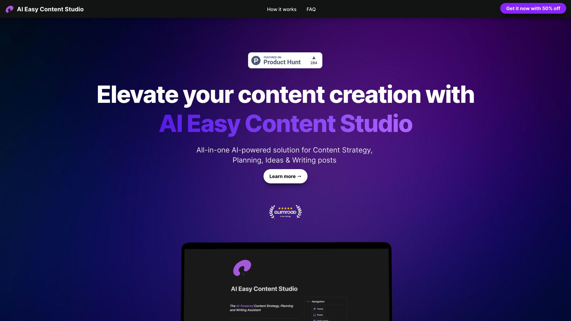 AI Easy Content Studio screenshot