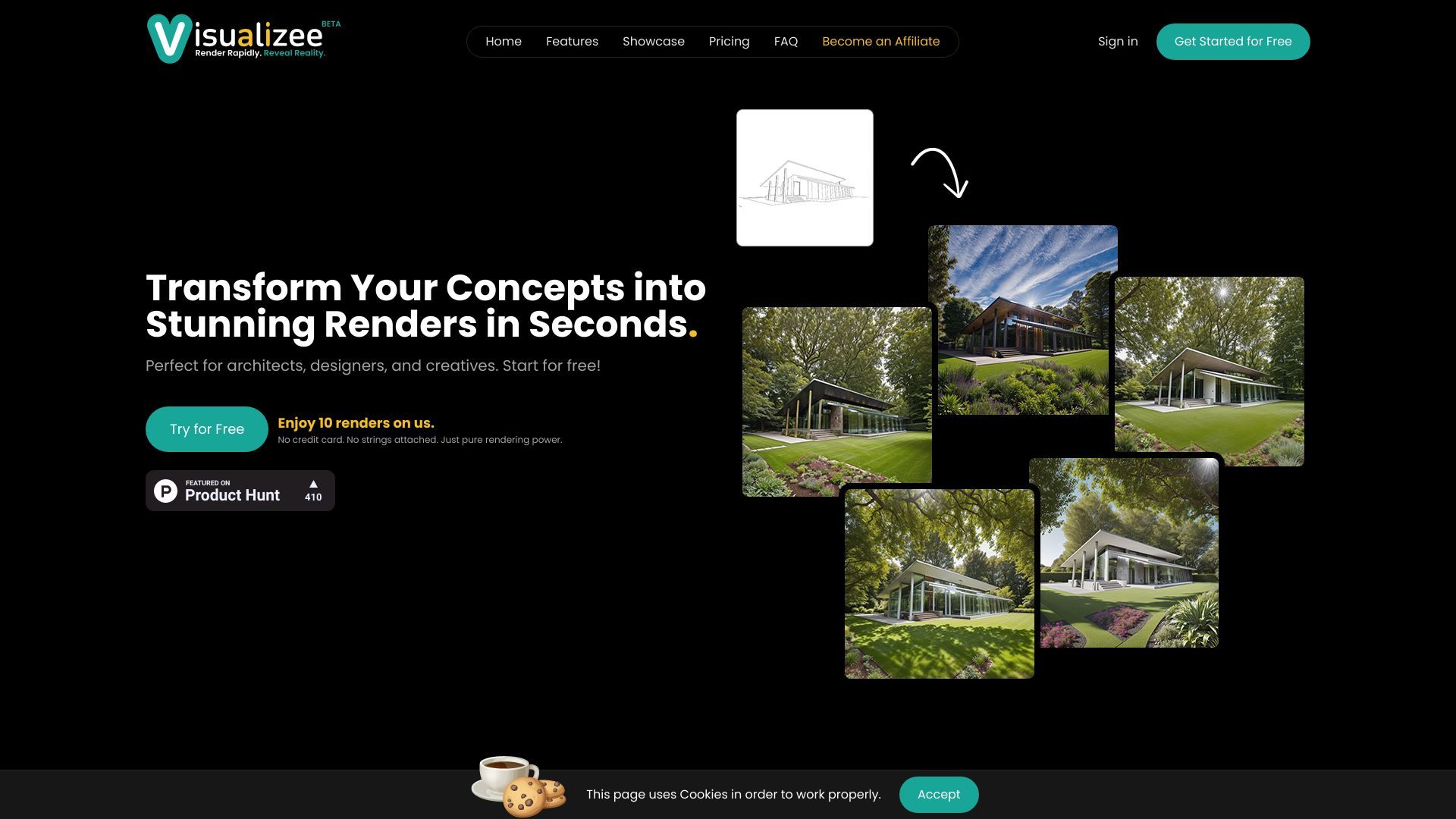Visualizee.ai screenshot