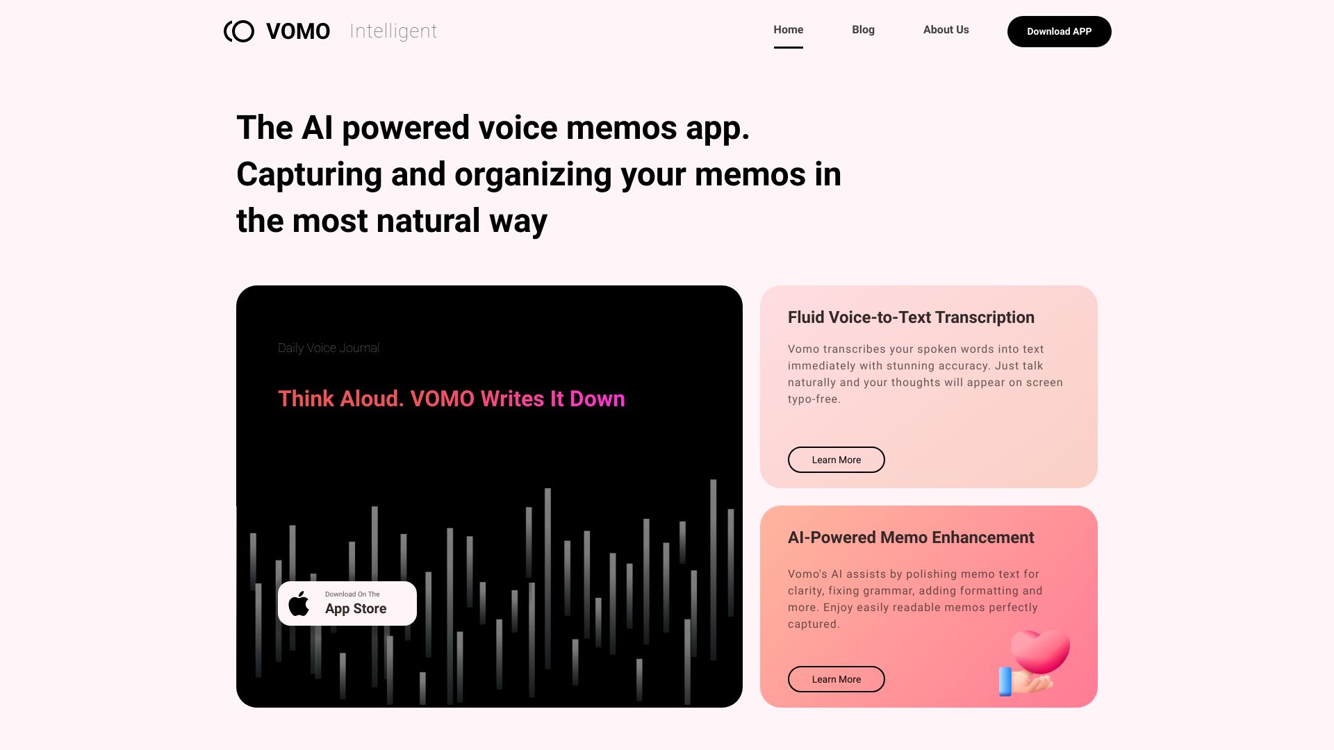 VOMO AI screenshot