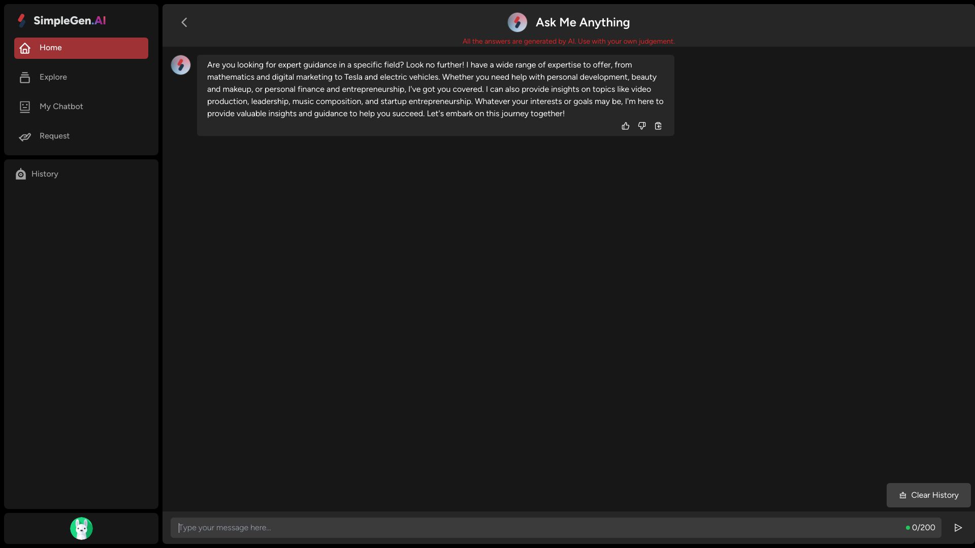 SimpleGen.AI screenshot