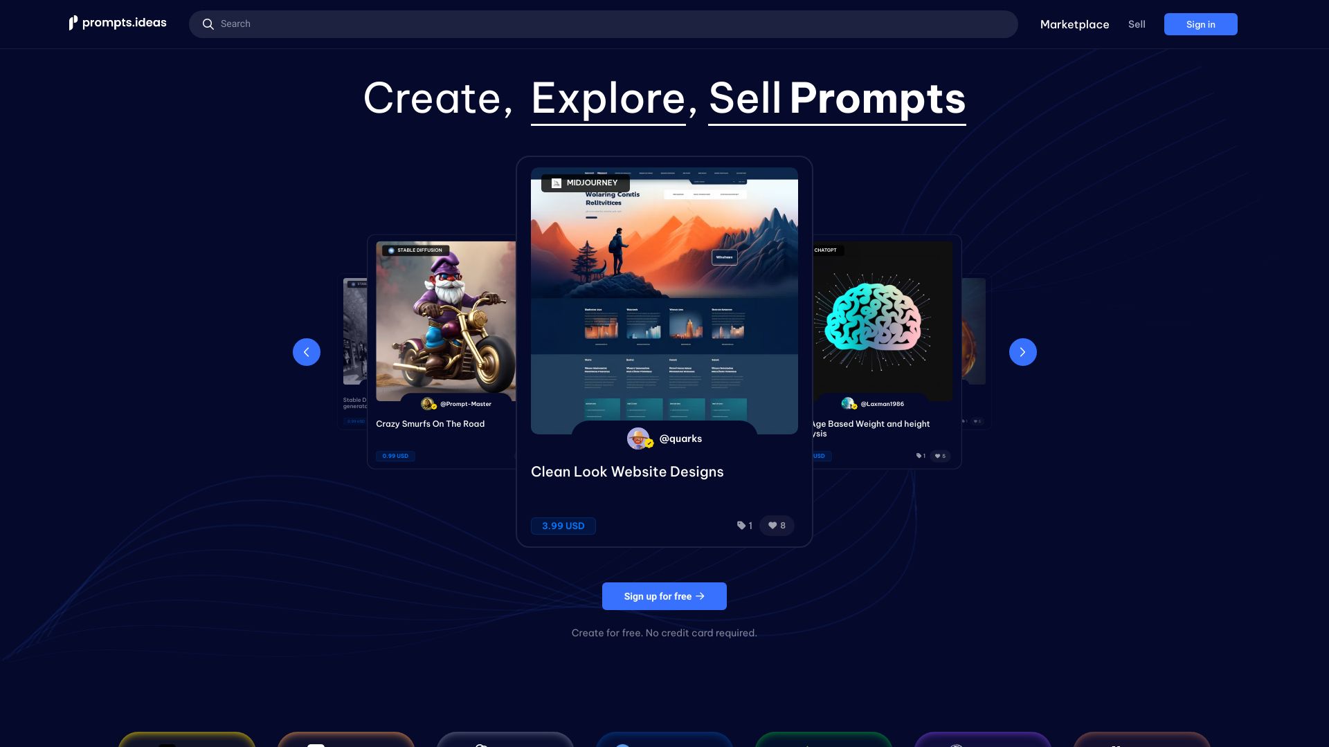PromptsIdeas screenshot