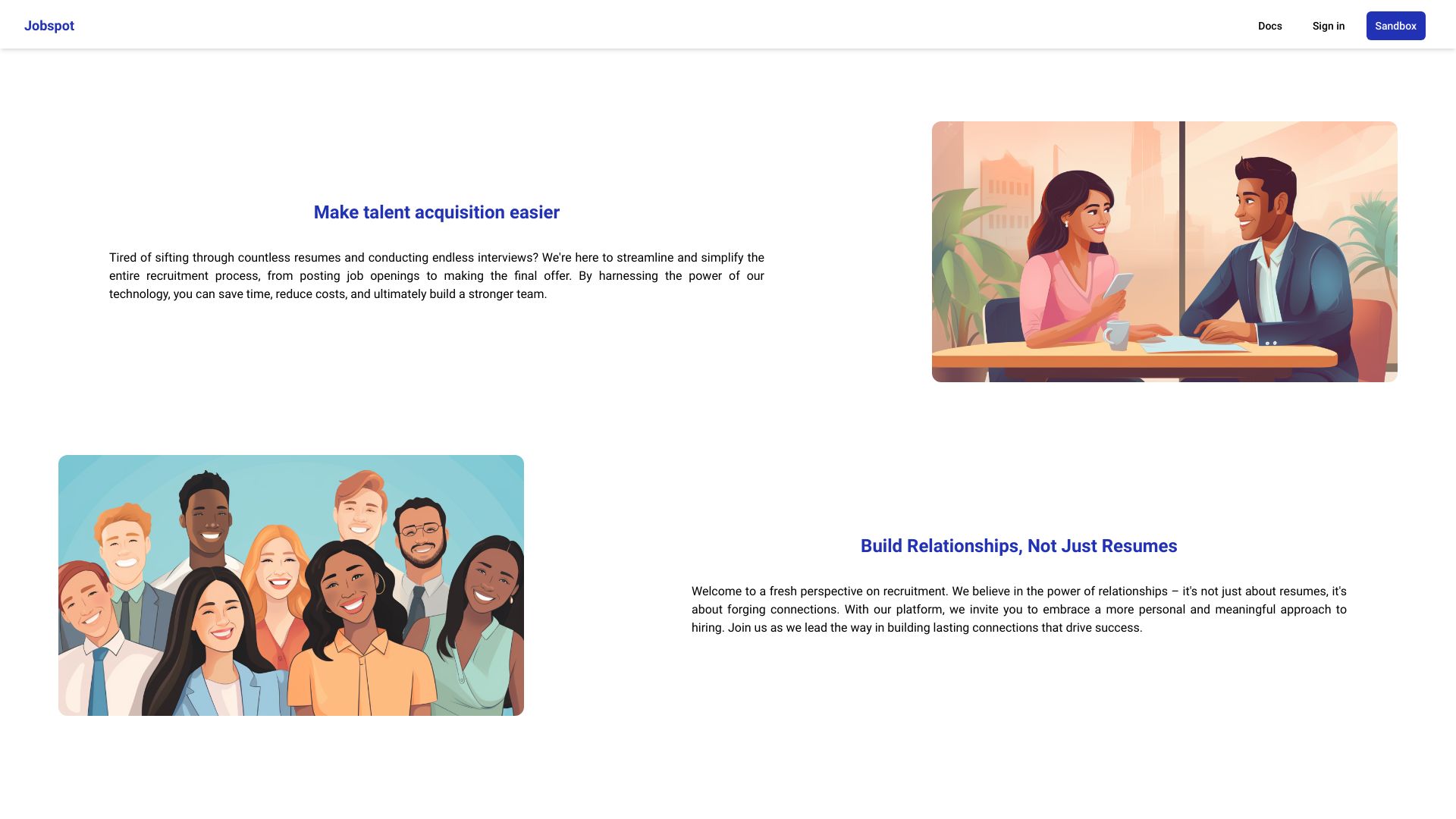 Jobspot screenshot