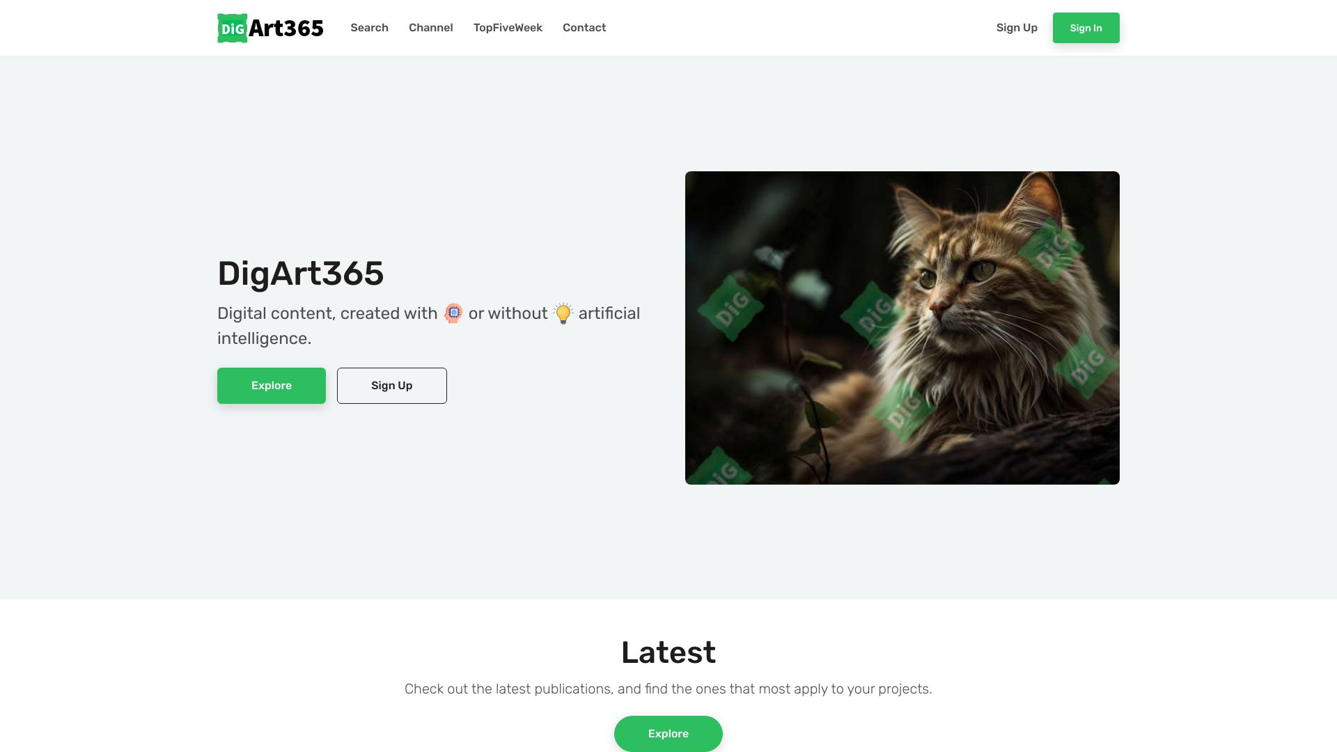 Digart365 screenshot
