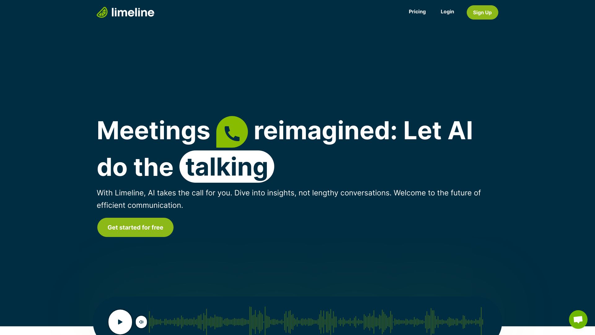 Limeline.ai screenshot