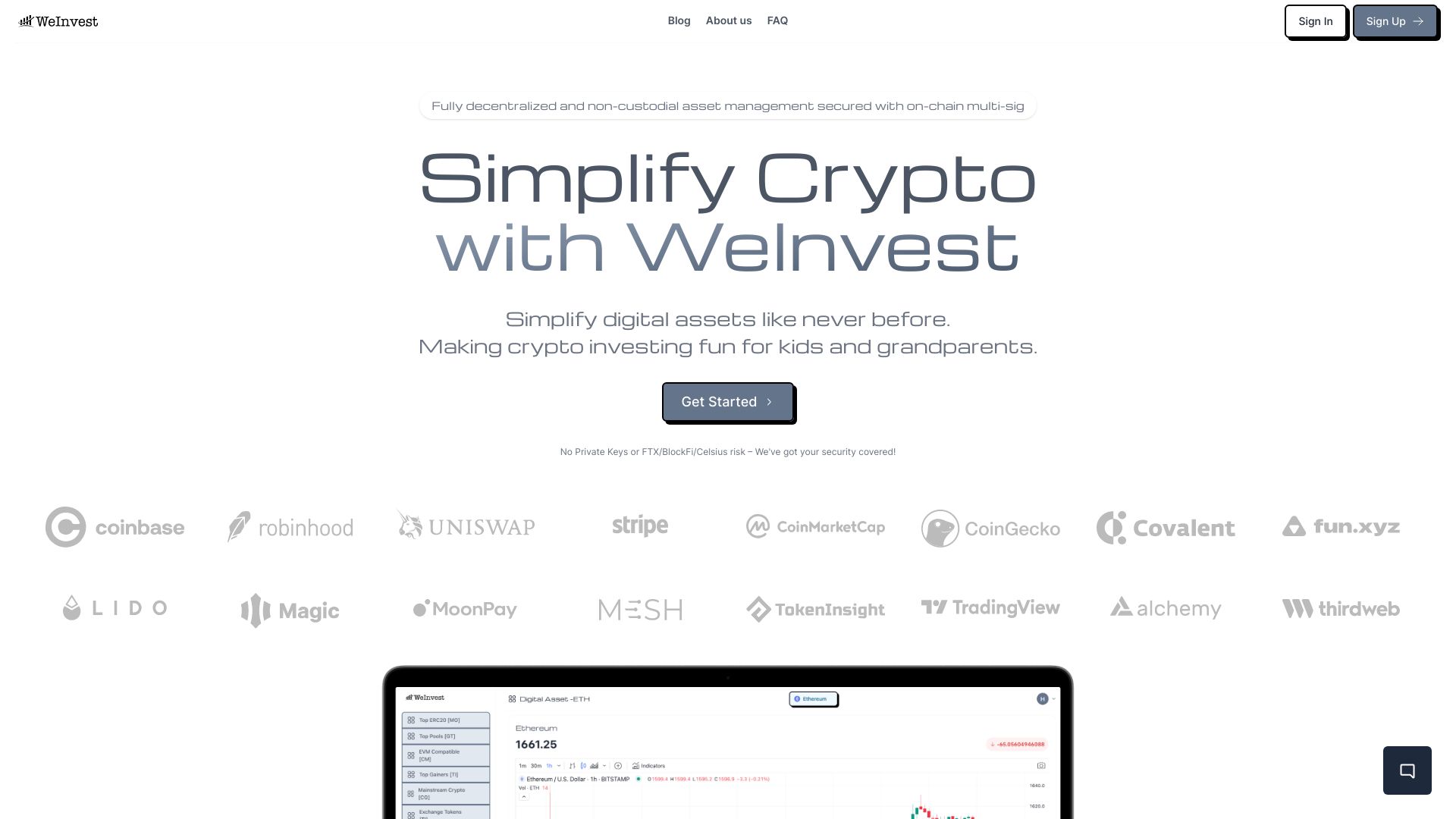 WeInvest screenshot