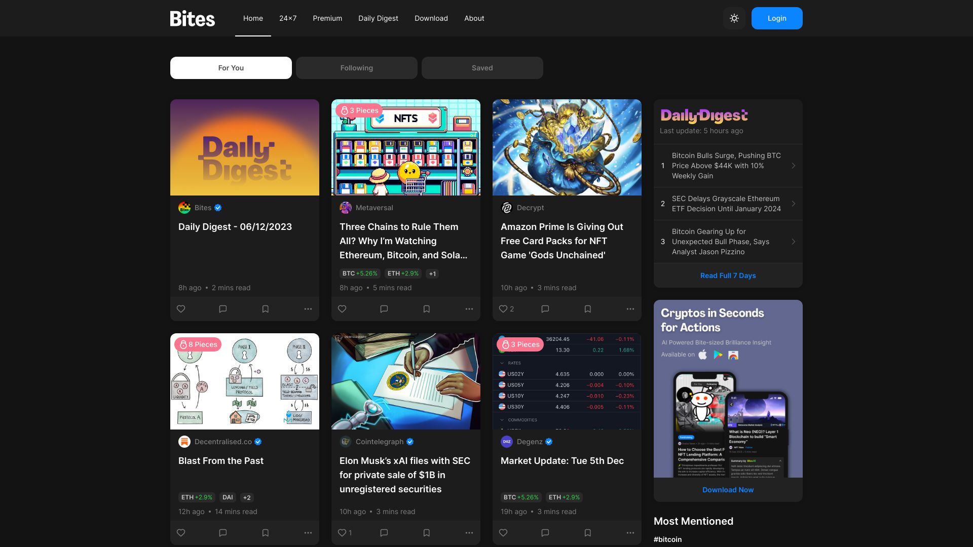 Bites screenshot